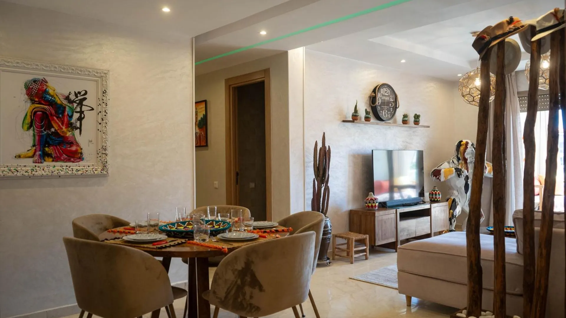 Magnifique Appartement Moderne De 2 Chambres Avec Piscine A 10 Min Du Centre De Marrakech Μαρακές Διαμέρισμα